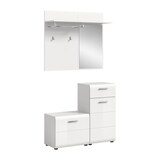 thumbnail of Ice Garderobenmöbel Set Weiß hochglanz, weiß.