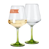 thumbnail of Milano Weißweinglas green line 2er Set aus Polycarbonat 450 ml bruchfest BPA-frei leicht ideal für Wein Rose Schorle