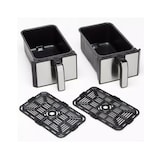 thumbnail of Kenwood kHealthy Fry Twin Air Fryer HFM20.000MB in schwarz