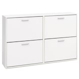 thumbnail of WOHNLING Schuhschrank WL5.829 Holz 120x81x24 cm Schuhregal Modern Schuhkipper