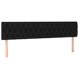 thumbnail of vidaXL Boxspringbett mit Matratze & LED Schwarz 120x190 cm Stoff
