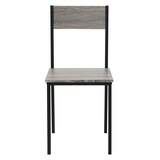 thumbnail of ML-Design Esstisch mit 4 Stühlen, Eiche hell, Essgruppe 5-tlg. für 4 Personen, Holztisch mit Metallbeinen, Esszimmerstühle, Küchentisch Set,