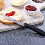 thumbnail of GRÄWE Tafel- Brötchenmesser / Frühstücksmesser, schwarz, 6 Stück