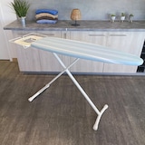 thumbnail of Kitchen Move Strijkplank met strijkijzerhouder BERMUDE 124x40cm Staal Blauw