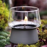 thumbnail of Tenderflame - Amaryllis 14 Toned Glass Black Smoke oplaadbare tafelkaars TenderFuel