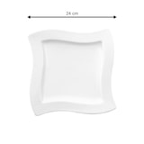 thumbnail of Villeroy & Boch NewWave Frühstücksteller 24 x 24 cm 4er Set