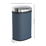 thumbnail of Poubelle De Cuisine Automatique - Majestic - Kitchen Move - 58 L - Inox Gris Mat Avec Cerclage