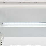 thumbnail of Cleiton® Vitrina Pastelera Expositora Refrigerada Vertical 4 Estantes 1 Puerta Blanca 100 Litros Ventilada | Vitrina Sobremesa Cristal Recto