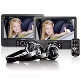 thumbnail of Lenco MES-415 - 9 Zoll Tragbarer DVD-Player mit Doppel-Bildschirm - USB/SD - Schwarz