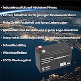 thumbnail of Ersatzakku für Best Power B610 700VA Markenakku 2x 12V 9Ah USV