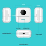thumbnail of Mini Imprimante Bluetooth Thermique Avec Papier Couleur Pour Étudiants Rose YONIS