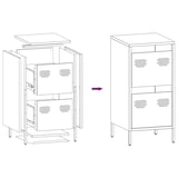 thumbnail of vidaXL Sideboard Senfgelb 35x39x73,5 cm Kaltgewalzter Stahl
