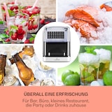 thumbnail of Kristall Eiswürfelmaschine Kristalleis 2 Größen 2,5l Wassertank Silber