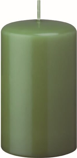 Flachkopf-Stumpenkerzen Grün 250 x Ø 70 mm, 2 Stück