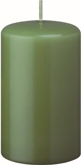 thumbnail of Flachkopf-Stumpenkerzen Grün 250 x Ø 70 mm, 2 Stück