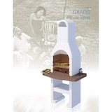 thumbnail of Barbecue prefabbricato in cemento con cappa e griglia Beton Brace