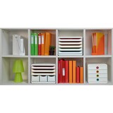 thumbnail of EXACOMPTA Portariviste Mag-Cube 18213D, in resistente PS, dimensioni (PxlxAlt) 26,6x8,2x30,5 cm, gamma Office,  Bianco. Confezione da 6 pezzi.