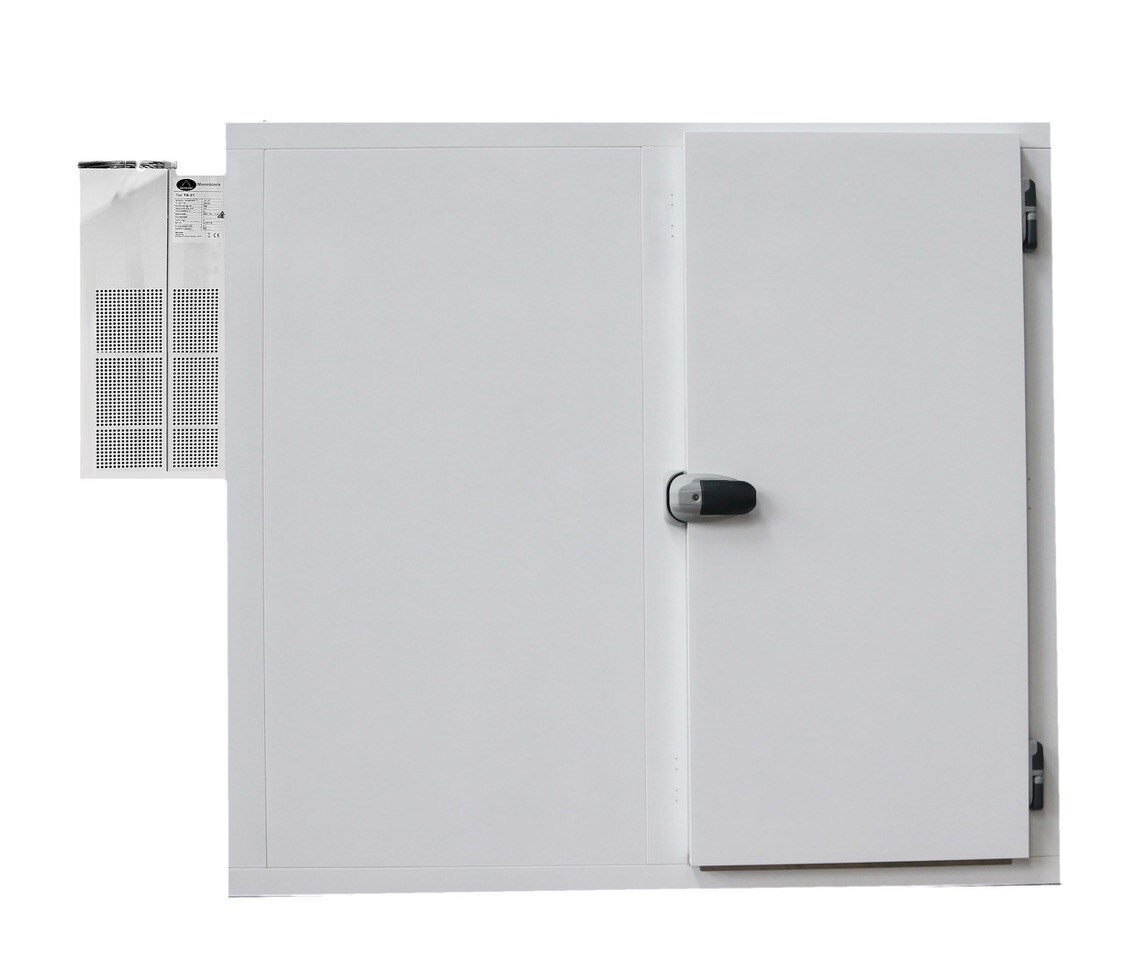 A&S polarny Kühlzelle Kühlhaus Made in Germany 1800x3000x2210mm 900mm Tür & Aggregat & Regal