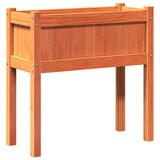 thumbnail of Helloshop26 - Fioriera rialzata per piante fiori giardino terrazze gambe cerate 70 x 31 x 70 cm legno di pino massiccio marrone 02_0038907