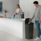 thumbnail of WellHome - Cubo de basura Vertical 70L de 2 Compartimentos (40L + 30L) Antracita