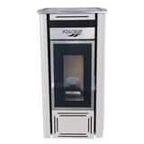 thumbnail of MF - Estufa de Pellets Canalizable Modelo VALERIA de 17 kW con 2 Canalizaciones Independientes para Calentar hasta 460 m³ - Blanco