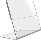 thumbnail of HMF 46953 Acryl Tischaufsteller schräg, DIN A5 Hoch- und Querformat, Glasklar