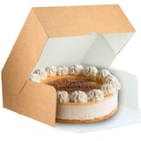 thumbnail of 25 pezzi. Scatola per torta in kraft con apertura frontale (35x35x10 cm) Ref TAR011