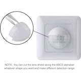 thumbnail of Sygonix SY-4755362 Wand, Unterputz PIR-Bewegungsmelder 190 ° Triac Weiß