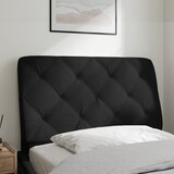 thumbnail of vidaXL Kopfteil-Kissen Schwarz 80 cm Samt
