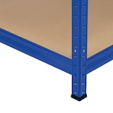 thumbnail of Conjunto de 2 Estantes Metálicas Modulares com 5 Prateleiras, Capacidade de 1250kg, 120x60x180cm, Azul, Thinia Home