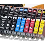 thumbnail of Kompatibel 10er Set Canon CLI-581 PGI-580 XXL Druckerpatronen Tinte alle Farben von D&C