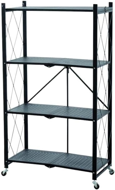 Helloshop26 - Étagère de cuisine à 5 niveaux portable 80 x 40 x 160 cm avec roulettes sécurité renforcée style moderne en noir 20_0019398 Helloshop26 - Étagère de cuisine à 5 niveaux portable 80 x 40 x 160 cm avec roulettes sécurité renforcée style moderne en noir 20_0019398