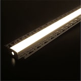 thumbnail of 2m LED Aluminium Profil Unterputz Leiste Rigips Trockenbau Gewebe für LED-Streifen Profil P
