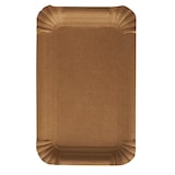 thumbnail of PAPSTAR 2000 Teller, Pappe "pure" eckig 10 cm x 16 cm braun