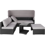 thumbnail of Rattan Lounge mit Aluminiumgestell San Marino  
1