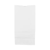 thumbnail of MONOUSO - Papieren zak zonder handvat kraft wit 60g/m² 18+11x34cm (25 stuks)