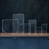 thumbnail of HMF Acryl Tischaufsteller DIN A4, Doppelseitiger T-Ständer Aufsteller, Querformat, Glasklar