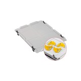 thumbnail of PROREGAL 10x Eurobox NextGen Color mit Auflagedeckel & Schiebeschnappverschlüsse | HxBxT 22x40x60cm | 44L | Griffe gelb offen