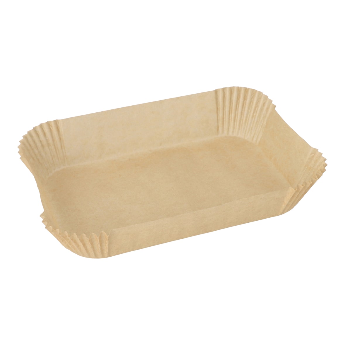 Backpapier 22 cm x 14 cm x 4,5 cm braun für Airfryer (1000 Stück) PAPSTAR
