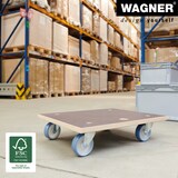 thumbnail of WAGNER Transporthilfe Multiplex MAXIGRIP 24 mm - 59 x 49 x 15 cm, Rollen ultrasoft Ø 100 mm, Tragkraft 500 kg - 20114501