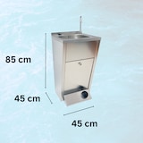 thumbnail of Express Water Lavello Autonomo, Portatile, Indipendente, Mod. Silver, con Certificato, Serbatoi 10 Litri, Lavello Acciaio Inox,45x45x85cm