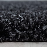 thumbnail of Teppich Waschbar Shaggy Uni Kuschelig Strapazierfähig Schlafzimmer Esszimmer Anthrazit 80x150 cm OEKO-TEX – RHEIN von Kadima Design