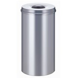thumbnail of V-part Vlamdovende papierbak 50 ltr - zilver