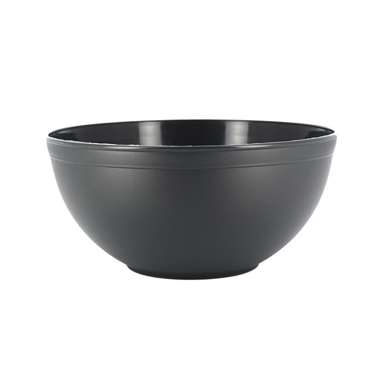 MONOUSO - Wiederverwendbare langlebige Schale PP Mineral Anthrazit 2.000ml Ø20cm (12 Stück)