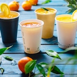 thumbnail of BIOZOYG 250 Stück Kaffeebecher 300ml / 12oz Einwegbecher Pappbecher weiß mit Bedruckung, kompostierbar nachhaltig Partybecher Trinkbecher Biobecher