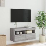 thumbnail of vidaXL TV-Wandschrank mit LED-Leuchten Grau Sonoma 80x30x40 cm