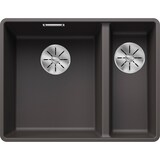 thumbnail of BLANCO SUBLINE 340/160-F flächenb. Spüle SILGRANIT FelsgrauBe. links Stopfen