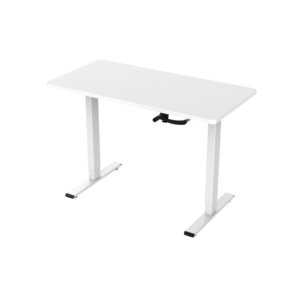 SIGMA Bureau HT114, spaanplaat, 120 x 60 cm, in hoogte verstelbaar, wit