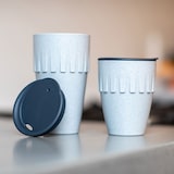 thumbnail of Koziol Becher Latte Connect Organic Grey