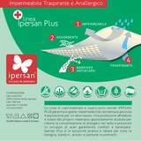thumbnail of IPERSAN Coprimaterasso Sanitario   IPERSAN PLUS in 100% puro cotone + poliuretan,misura per Culla/Carrozzina, con Elastici, Bianco